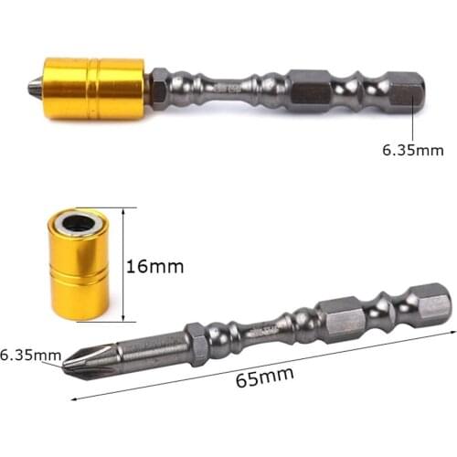 Alloy Drill Bits Bit Cross Drill Head Kit Magnetic Mm PH2 S2 Screwdriver