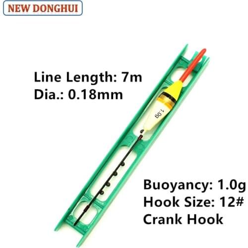 Newdonghui Fishing Float Set 5pcs/10pcs or 30pcs/pack Winder Float Ready-Made Rig Fishing Accessory Tackle 1G TP24056
