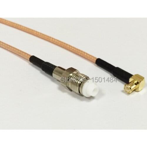 New MCX Male Plug Right Angle Switch FME Female Jack pigtail cable RG316 Wholesale Fast Ship 15CM 6"Adapter