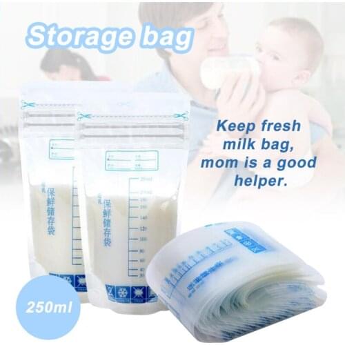 30pcs Breast Milk Storage Freezer Bag Disposable Labels Safe Baby Food Storage Feeding Baby Food Storage