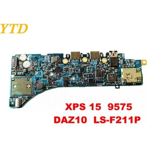 Original for DELL XPX 15 9575 USB board Audio board XPS 15 9575 DAZ10 LS-F211P tested good free shipping