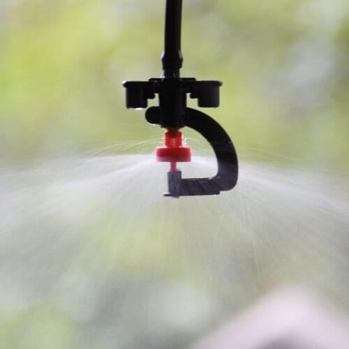 Greenhouse Rotating Hanging nozzle 360 Degree G Type Refraction Sprinklers Refract Water Saving Atomizing Nozzle 100pcs
