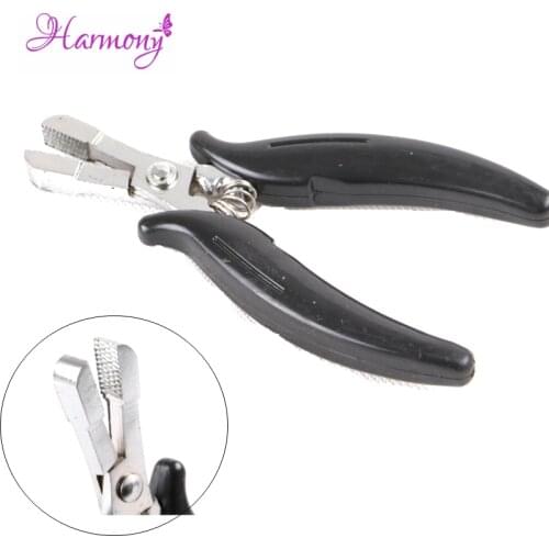 1pcsI type straight tip Rebond Remover Plier for Hair Extensions Keratin Bonding Micro Loop Stainless Steel Hair Pliers