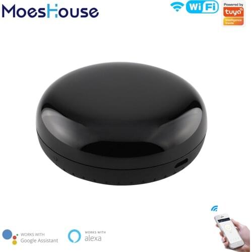 WiFi IR Remote Control Blaster Infrared Wireless Control TV DVD AC Smart Life Tuya APP Work with Alexa Google Home Smart Home