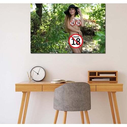 Supermodel Charming Girl Hot Body Wall Art Poster Canvas Painting for Living Room Decor Decorative Wallpaper