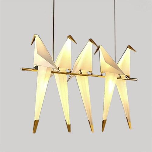 Nordic Modern Chandelier Living Room Lamp Creative Bird Lamp Bar Floor Wall Lamp Table Led Bird Light Kitchen Lights Hanging