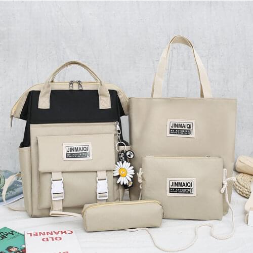 4 in 1 Diaper Bag Backpack Multifunction Travel Back Pack Maternity Baby Changing Bags Large Capacity Waterproof fashion