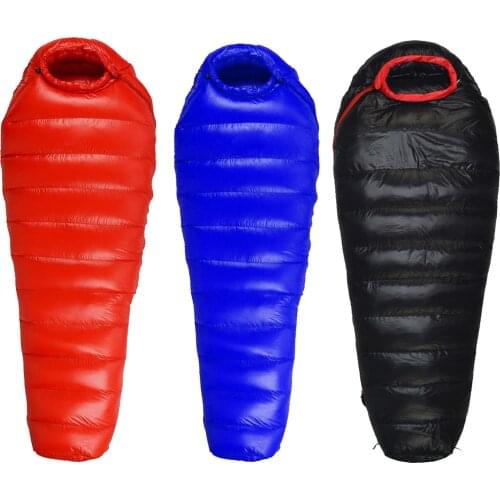 Ultralight Duck Down Sleeping Bag Camping Hiking Office Home Emergency Sleep Bag