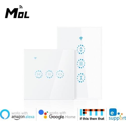 EWeLink WiFi Smart Curtain Blind Switch for Roller Shutter Electric Cutain motor motorized blinds Voice Control by Alexa