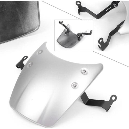 For BMW R Nine T Motorcycle Windshield Windscreen Kit Aluminum Wind Screen Deflector for BMW R NineT 2014-2019