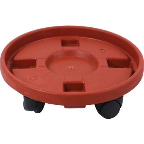 ROLLING Plant Stand Mover Caddy Cart ~3&4 Wheels~HARD Resin