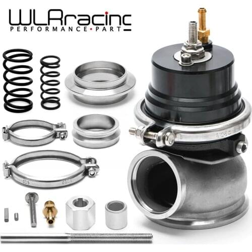WLRING STORE- GT II 60MM Adjustable Turbo Wastegate Black-V BAND For 1jzgte / SR20DET / WLR5891BK