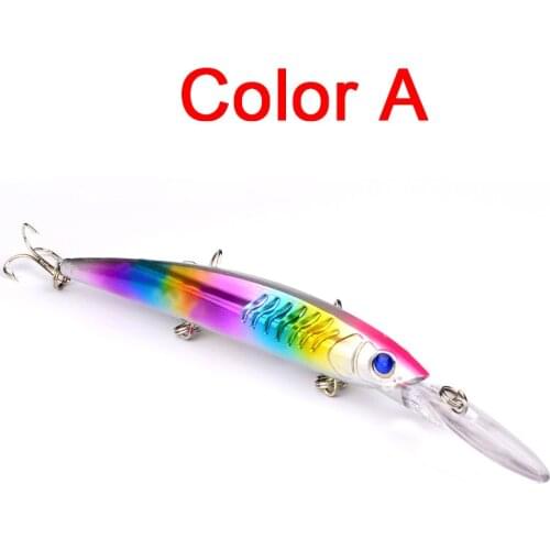 1PCS Sea Fishing Lures15cm/12g Artificial Baits Minnow Wobbler Hard Bait Pike Trolling Crankbaits Pesca Carp Fishing tackle Lure