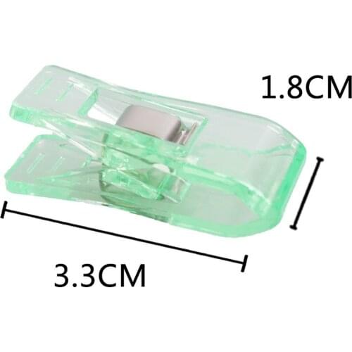 10pcs/lot Tape Bias Maker DIY Job Foot Case Supplies Plastic Clip Hemming Sewing Tools Sewing Accessories
