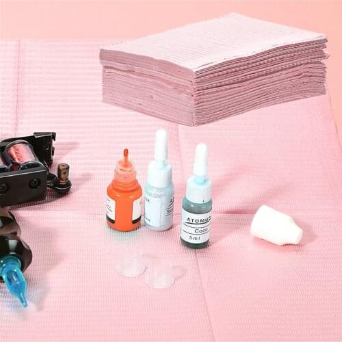 5/10/15Pcs Disposable Tattoo Clean Pad Patient Medical Tattoo Table Mat Waterproof Beauty Napkins Permanent Make Up Accessories