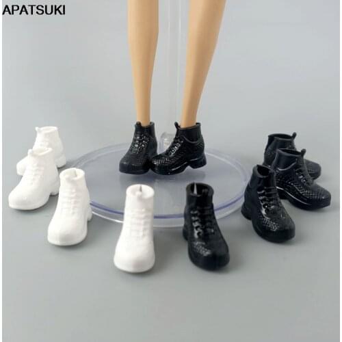5Pairs/lot Sneakers for Barbie Doll Shoes High Heel Foot Flat Shoes Daily Wear Fashion Shoes 1/6 Dolls Accessories Toy