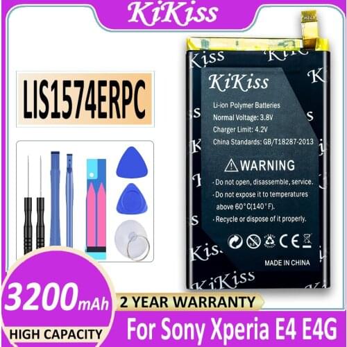 Free tool 3200mAh Phone Battery For Sony Xperia E4 E4G Dual E2104 E2105 E2114 E2115 E2124 E2003 E2006 LIS1574ERPC +Track NO