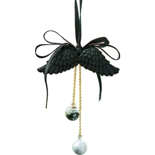 Angel Wing Automotive Pendants Beauty Car Interior Decorations Suitable for Rearview Mirror Door Hanging R3MD