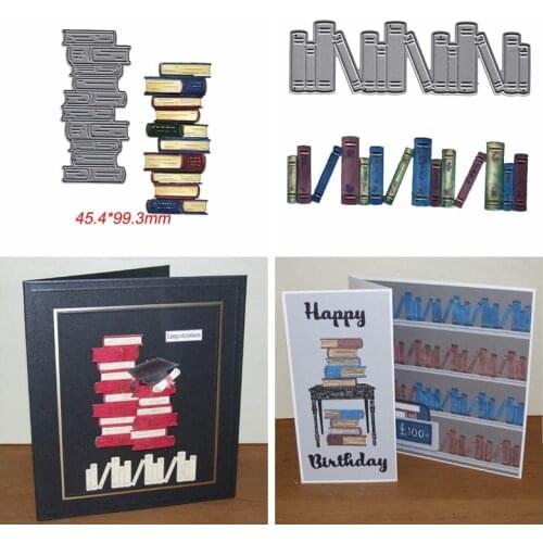 Bookrack Bookshelf Metal Cutting Dies Stencils for DIY Scrapbooking Photo Album Decorative Embossing Paper Craft Die Cut New