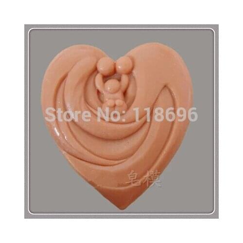 DIY Silicone 3D Soap Mold Cake Decoration Mold Manual Handmade Soap Mold Aroma Stone Moulds Silicone Rubber PRZY Eco-friendly