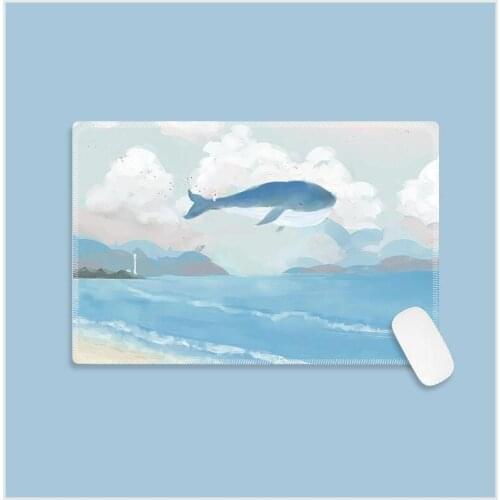 Gamer Cute Desk Mat Kawaii Mouse Pad Gaming Desk Mats Keyboard Desktop Deskpad for Office Home PC Computer Students 22x18cm