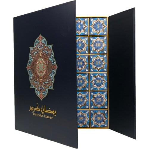 Blind Box Ramadan Kareem Decorative Advent Calendar Diary Gift Case Countdown Ramadan Party Decoration Gift Box