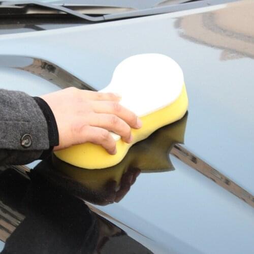 Rundong S-shaped car washing Sponge efficient Bubble Wax cleaning car washing Sponge Block