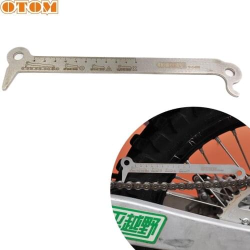 OTOM Chain Checker Wear Indicator For Motorcycle Motocross Maintenance Testing Tool For 520 525 530 Chain For Honda KTM YAMAHA