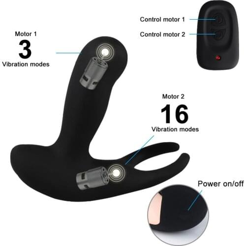 Prostate Massager Vibrators Sex Anal Toys Entimate Goods for Men Masturbation Orgasm Entelligent Remote Controll Electric Adult