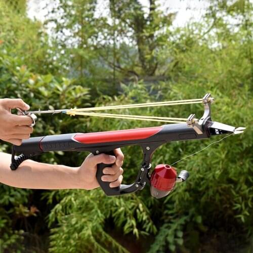 Fishing Slingshot Set Powerful Archery Shooting Hunting Set Catapult Combination Arrow Sling Shot Shooter Fish New Outdoor