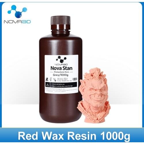 NOVA3D принтер Red Wax Impresora 3D Resina 3d Printer Kit Resin Print LCD 405nm Photosensitive Materials for Mars Photon MONO