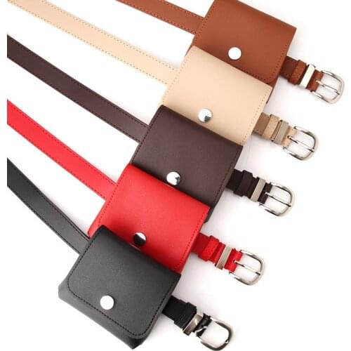 2020 New Women Belt Bag Leather Waist Bag Fashion Womens Pure Color Ring PU Messenger Shoulder Chest Belts Wholesale