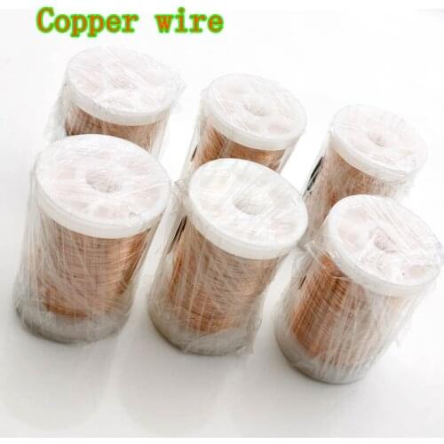 Qa-1-155 Magnet Wire 0.13mm 0.16/ 0.2 / 0.25mm 100G 2UEW Enameled Copper Wire Magnetic Coil Winding electromagnetic induction