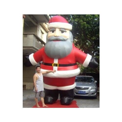 Happy inflatable Santa Claus 5m decorations,inflatable toys,merry decorations