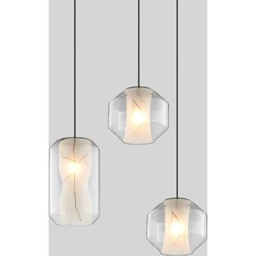 Modern nordic led glass ball nordic lamp industrial lamp pendant lamp lighting light bedroom hanging lamp dining room light