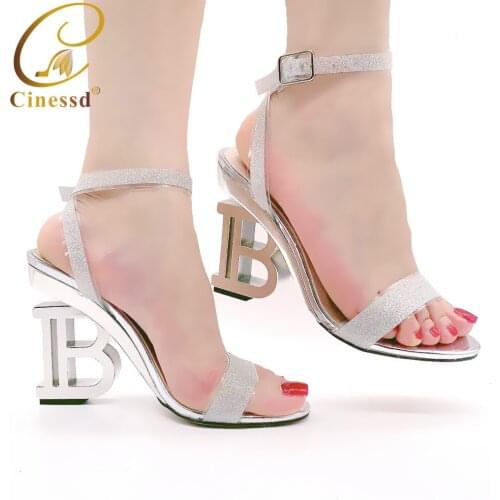 Nigerian Party Pumps Designer Shoes Women Luxury 2020 Women Sandals Elegant Nigerian Women Pumps Shoe for Party High Quality