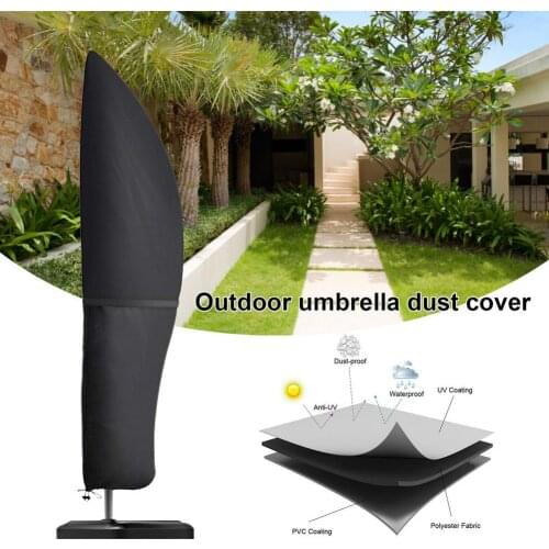 Waterproof UV Umbrella Parasol Protection Cover Waterproof Windproof Dust Cover Shield Cantilever Oxford Cloth Parasol Rain Cov