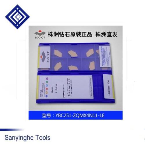 Free shipping! YBC251 ZQMX4N11-1E carbide inserts grooving tool fir turning tool holder (10pcs/lots)