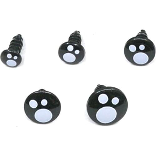 100pcs/Box DIY 8-16mm Doll Eyes Cartoon Safety Eyes Plastic Doll Safety Eye for Bear Stuffed Toys Puppet Dolls Accessories 77HD