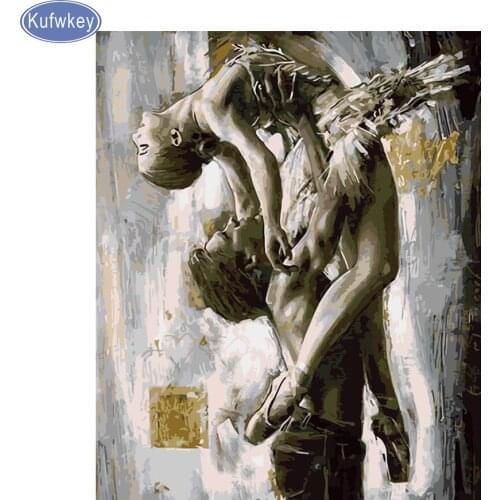 Frameless Full square Diy Diamond painting cross stitch"Ballet Dance"diamond embroidery mosaic pictures girls Bedroom decor