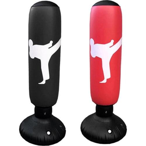 Kids Standing Punching Bag Inflatable Punching Bags Tumbler Punching Column For Adults Combat Training Punching Bag Boxing Bag