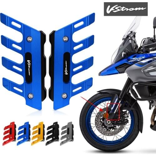 FOR SUZUKI V-STROM 1000 650 VSTROM 650/XT DL650 DL1000 Motorcycle mudguard side protection block front fender anti-fall slider