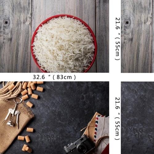 Double Sided Background 2 Sides Waterproof Rustic Wooden Wood Board Plank Ins Style Vintage Background For Product Camera Photo