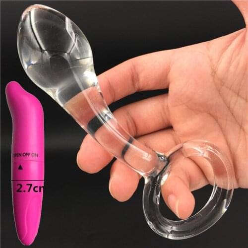 Dildo Vibrator Glass Butt Anal Plug simulation Penis Sex Toy Adult For Women Men Female Male Masturbation Couple Game Vagina