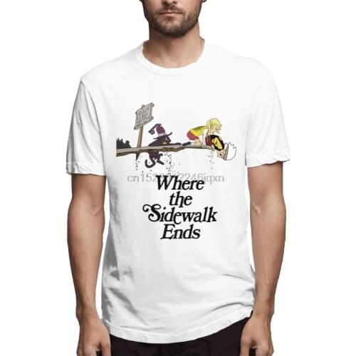 3D Print T shirt New Arrival For Men Soul Eater Where The Sidewalk Ends T-shirt Fashion Streetwear Tee Pure Cotton Big Size Tee