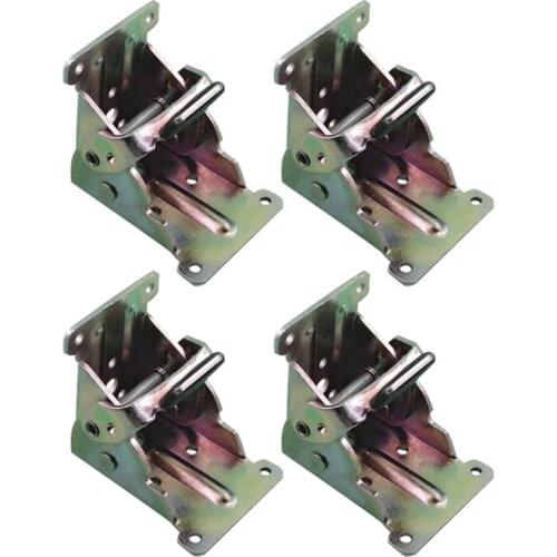 Hot YO-4Pcs Collapsible Support Frame Self-Locking Folding Table Chair Leg Brackets Hinges for Home Furniture Leg Hinge Bracket