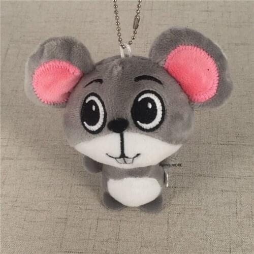 5-12CM Mouse Gift Animal Plush Toy , Key Chain Plush Doll Toy