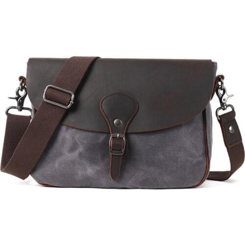 SOAEON Retro Multifunction Men Bag Waterproof Shoulder Bag Canvas Satchels Men Unisex Messenger Bag Student Bag Postman Bag