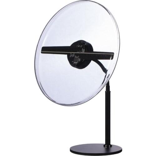 30CM Desktop 3D LED FAN Hologram Display with Protective Cover and Battery Rechargeable Support WiFi App Control Holographic