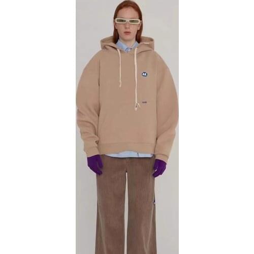 2021 New Autumn Casual Men Sweatshirt Loose High Quality Women Hoodies Fashion Elegant Solid Color Unisex Pullovers T413